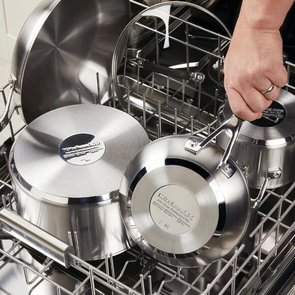 KitchenAid Stainless Steel Non-Stick Frying Pan/Skillet Cookware Set - Picture 8 of 16